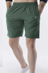 Turbo Titan-Tough Big Size Dry-Fit Men's Shorts In Green