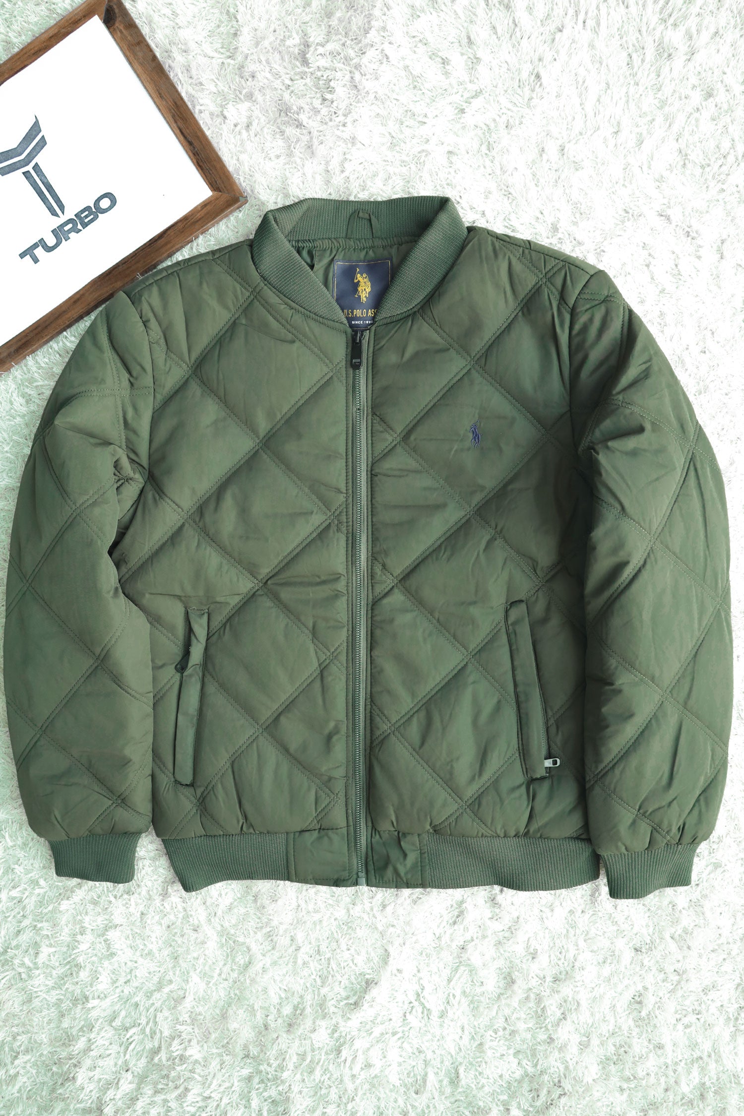 Polo Rph Lren Rib Style Imported Puffer Jacket