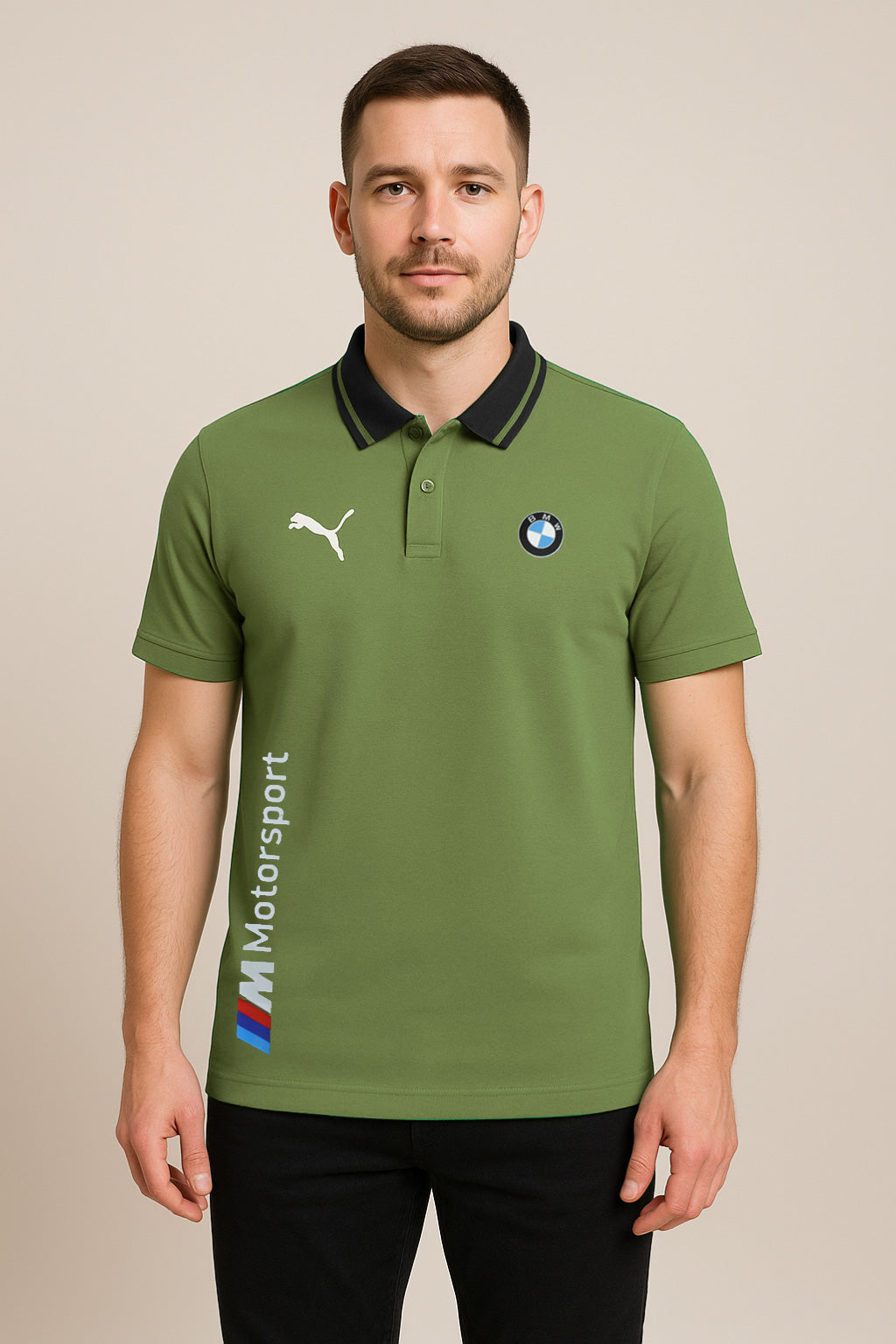 Pma BMW M Motorsports Edition Men's Polo Shirt