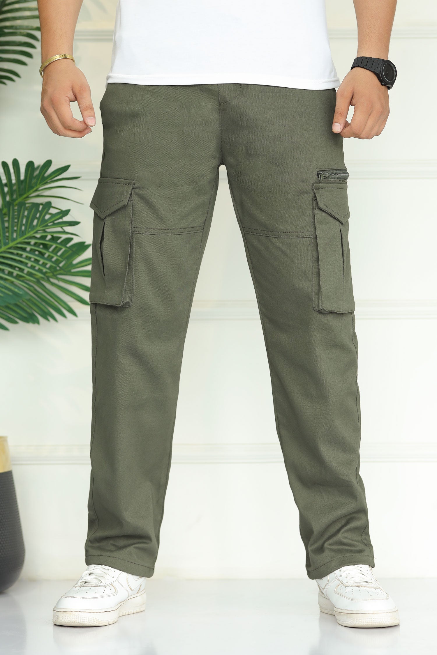 Turbo 'Recon' Division Zip-Detail Loose Bottom Cargo Trouser