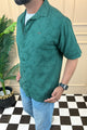 Turbo Artistic Touch Comfort Casual Shirt In Green