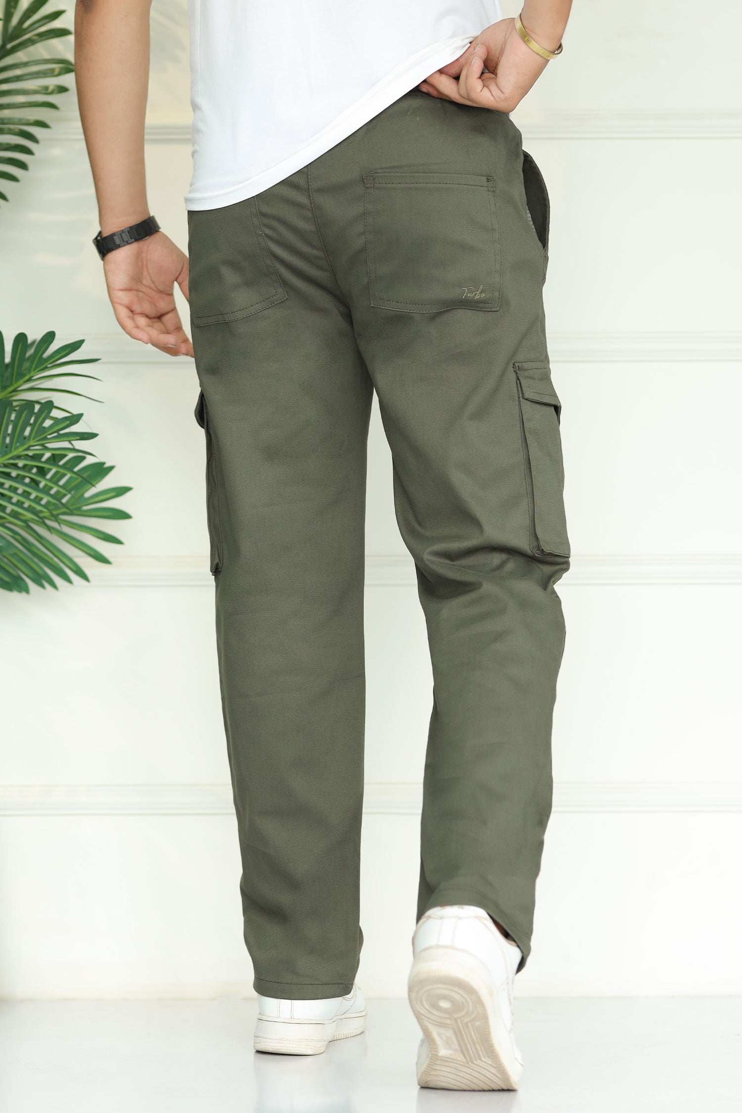 Turbo 'Recon' Division Zip-Detail Loose Bottom Cargo Trouser