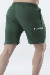 Turbo Titan-Tough Big Size Dry-Fit Men's Shorts In Green