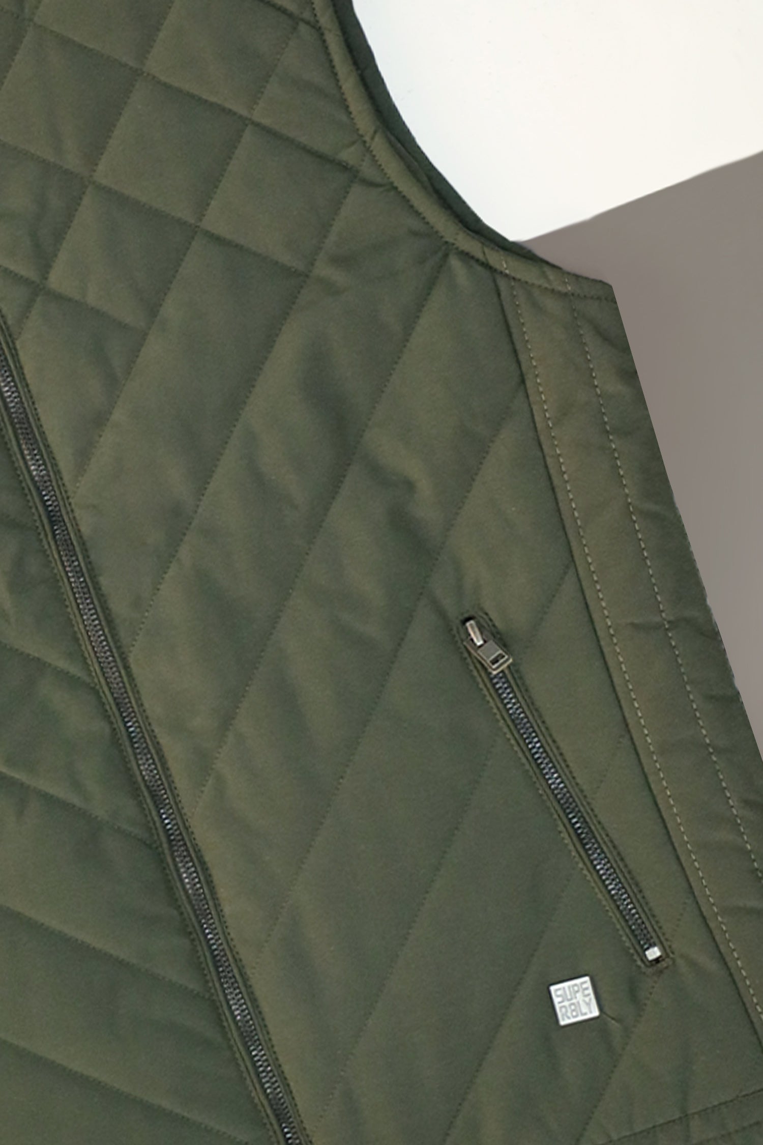 Diamond Quilted Heritage Vest Imported Men's Gilet