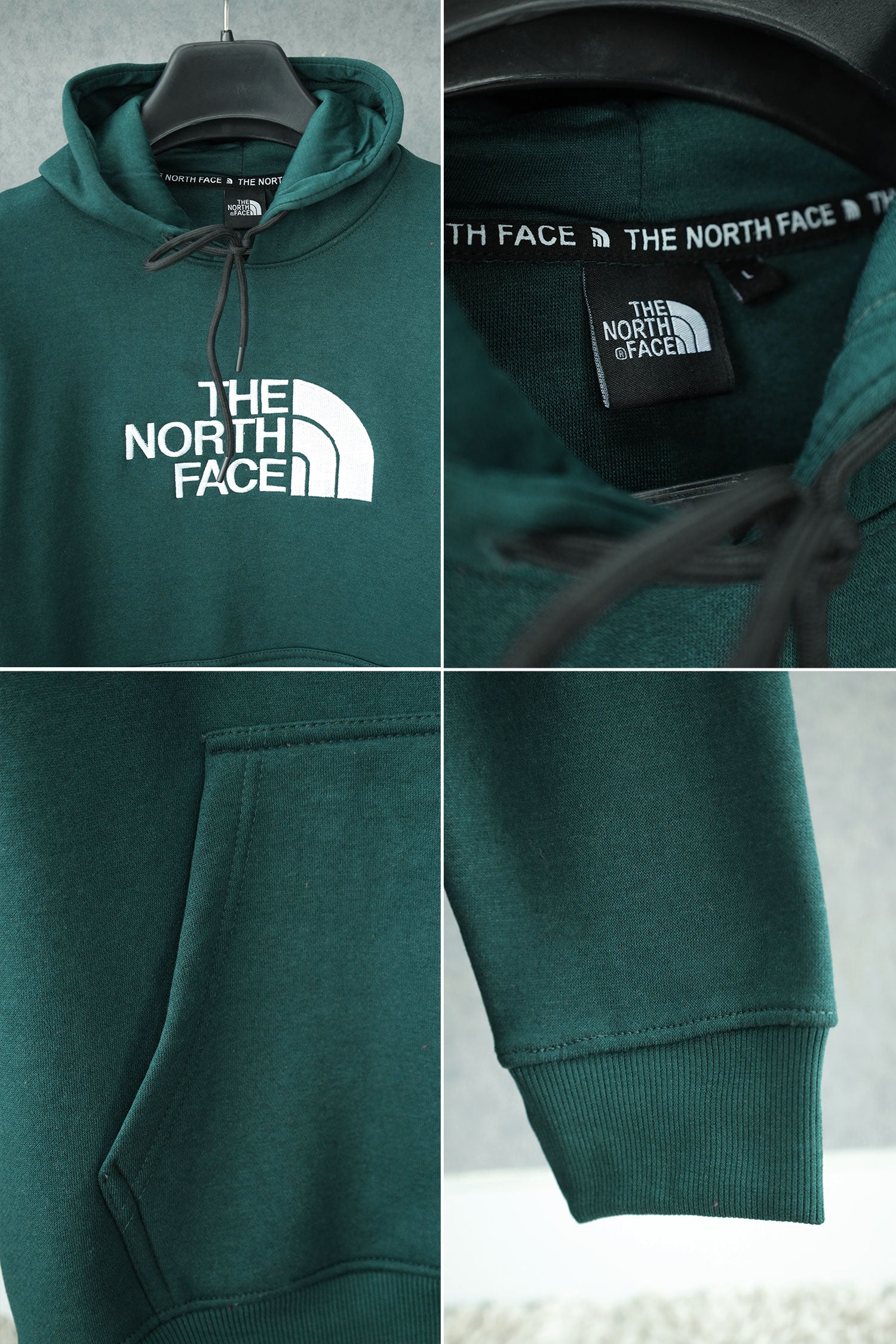 Th Nrth Fce Signature Slogan Fleece Hoodie