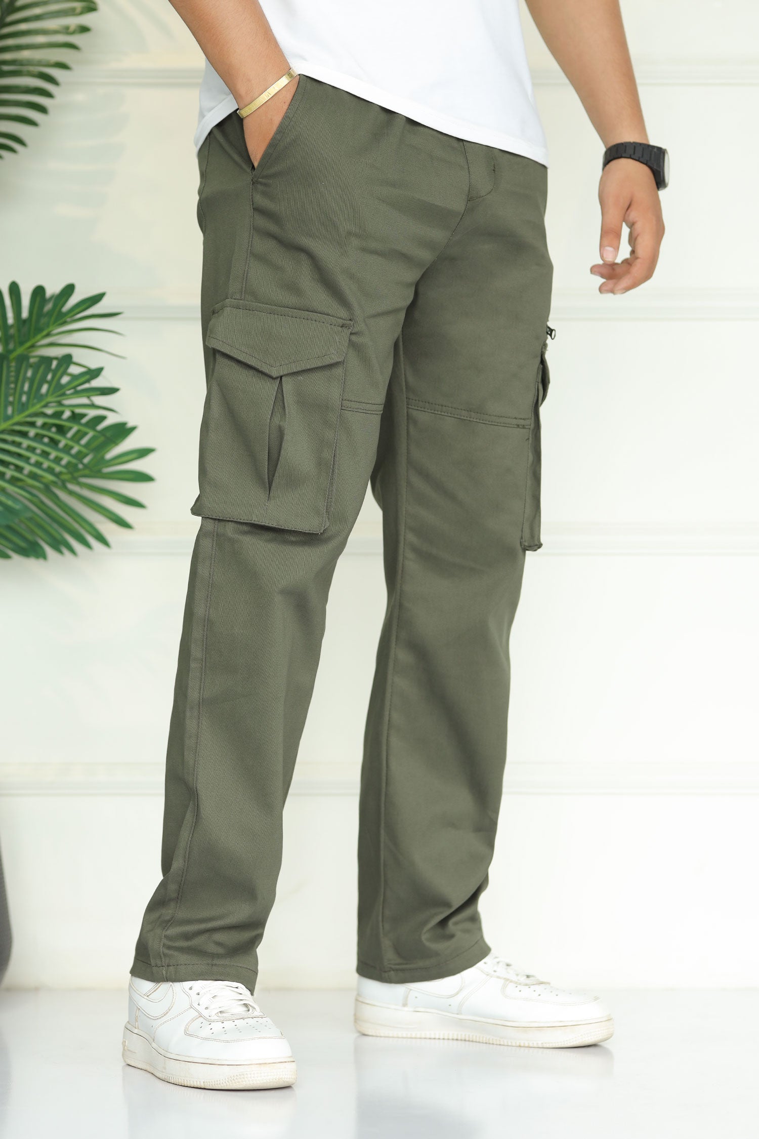 Turbo 'Recon' Division Zip-Detail Loose Bottom Cargo Trouser