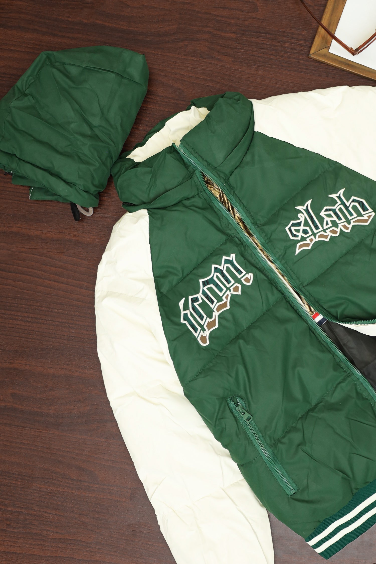 Custom Varsity Style Comfy Imported Puffer Jacket