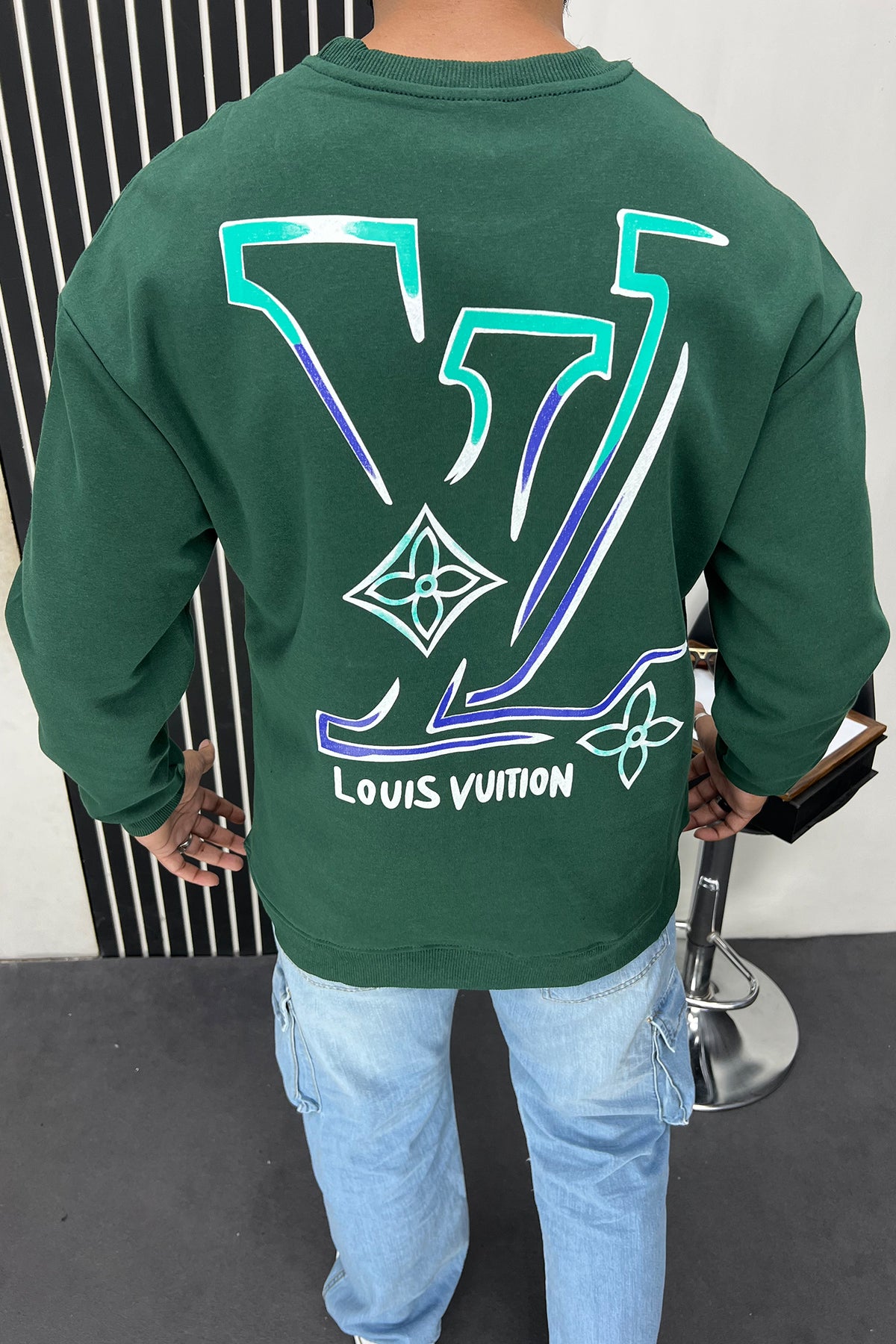 Luis Vten Designer Typography Full Sleeves Men's Sweatshirt