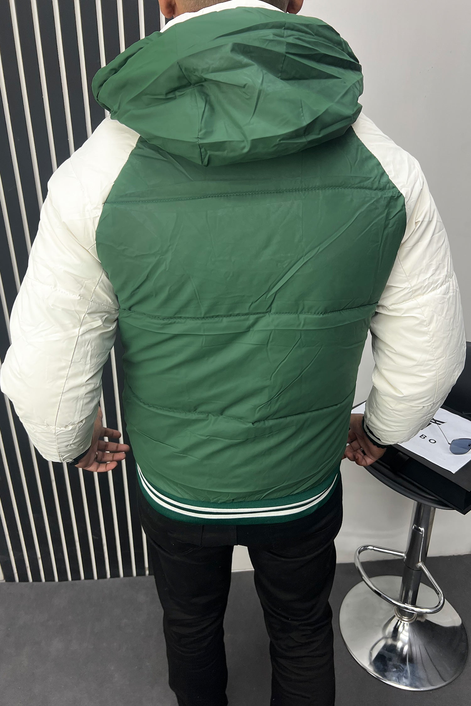 Custom Varsity Style Comfy Imported Puffer Jacket