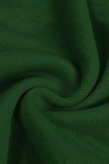 Turbo Pique Textured Double Plate SlimFit Trouser In Green