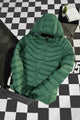 Men's Removable Arm Imported Puffer Jacket In Green