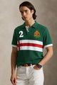 Plo Rph Lauren Panel Motive Men's Polo Shirt In Green