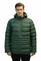 Classic Winter Down Hooded Bubble Padded Imported Puffer Jacket In Green