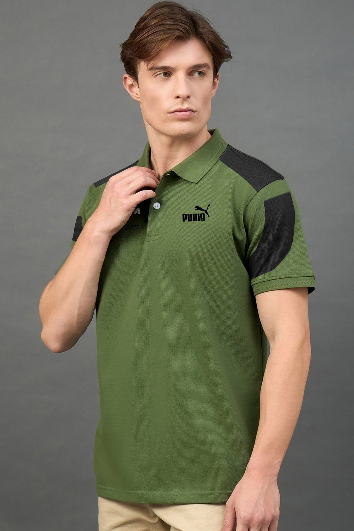 Pma Essential BMW M Motorsports Men's Polo Shirt In Green