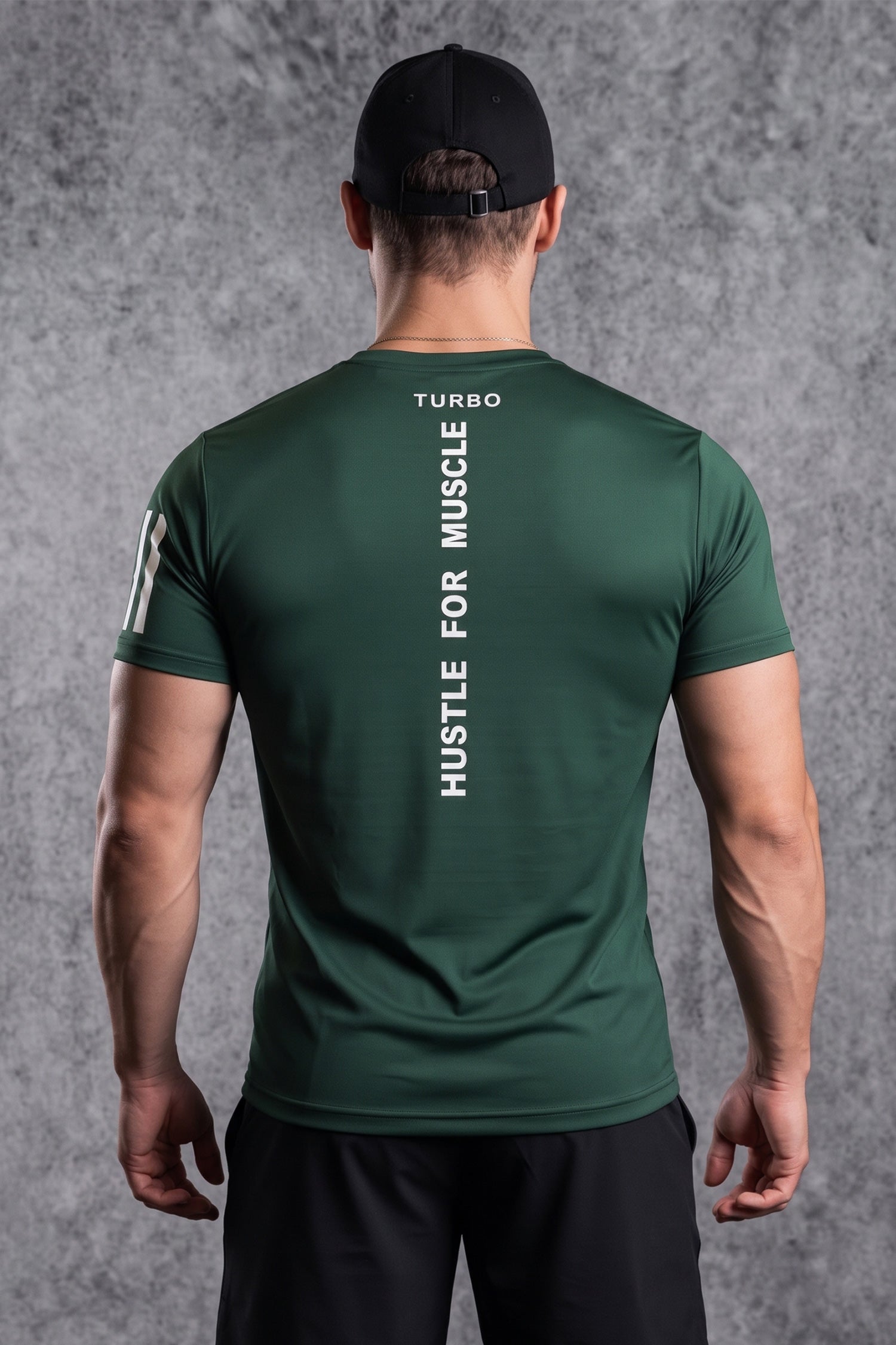 Turbo Hustle For Muscle Imp Dry-Fit Tee