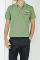 Turbo Polo Club Horse Pony Badge Men's Polo Shirt