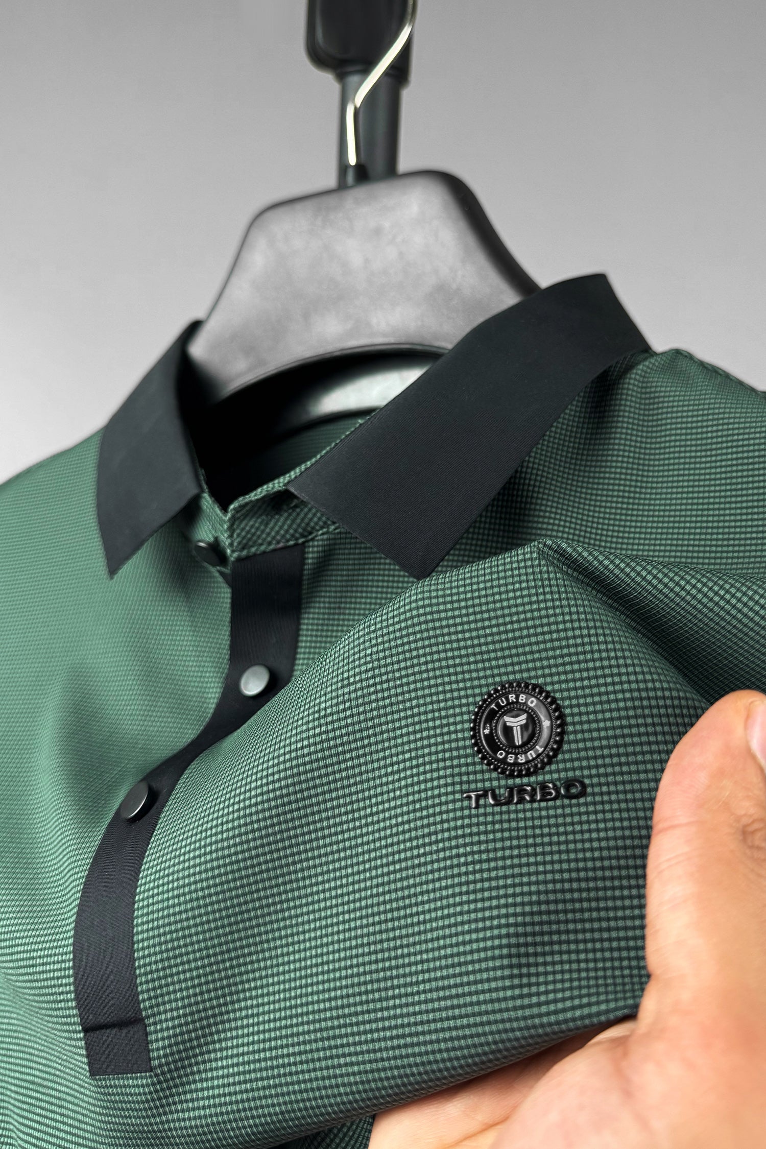 Turbo Vintage Crisp Textured Men's Polo Shirt