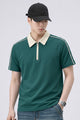 Turbo Short Sleeve Zip-Up Men's Polo Shirt