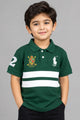 Plo Rph Lren Custom Slim Fit Crest Mesh Kids Polo Shirt