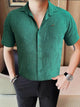 Turbo Artistic Touch Comfort Casual Shirt In Green