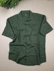 Turbo Minimalist Design Half Sleeve Casual Shirt