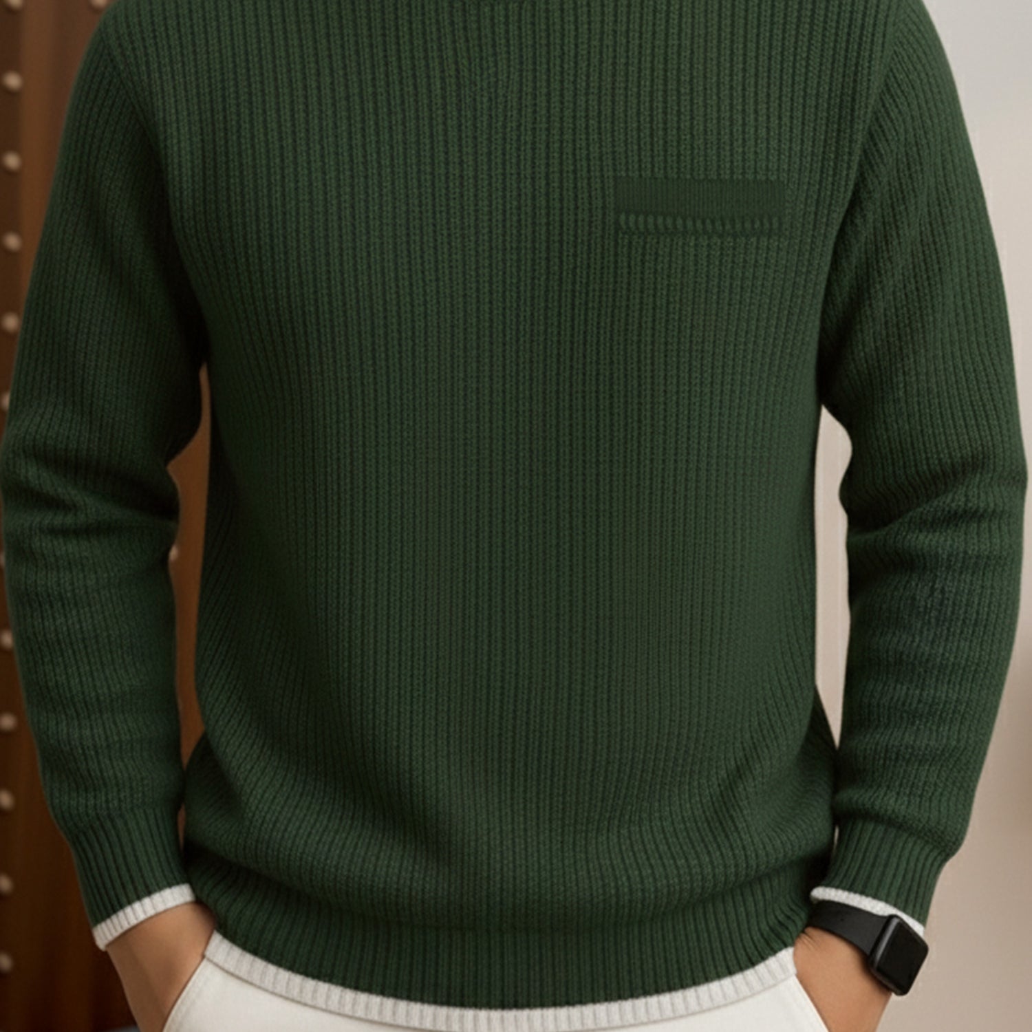 Turbo Noarlalf Solid Imported Men's Sweater