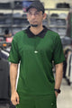 Lscte ColorBlock Side Panel Men's Tee In Green