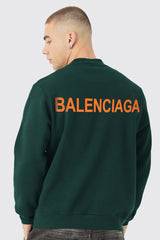 Blncaga Icon Writing Full Sleeves Sweatshirt