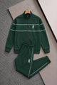 On Club Executive Sport Zipper Men's Co-Ord Set In Green