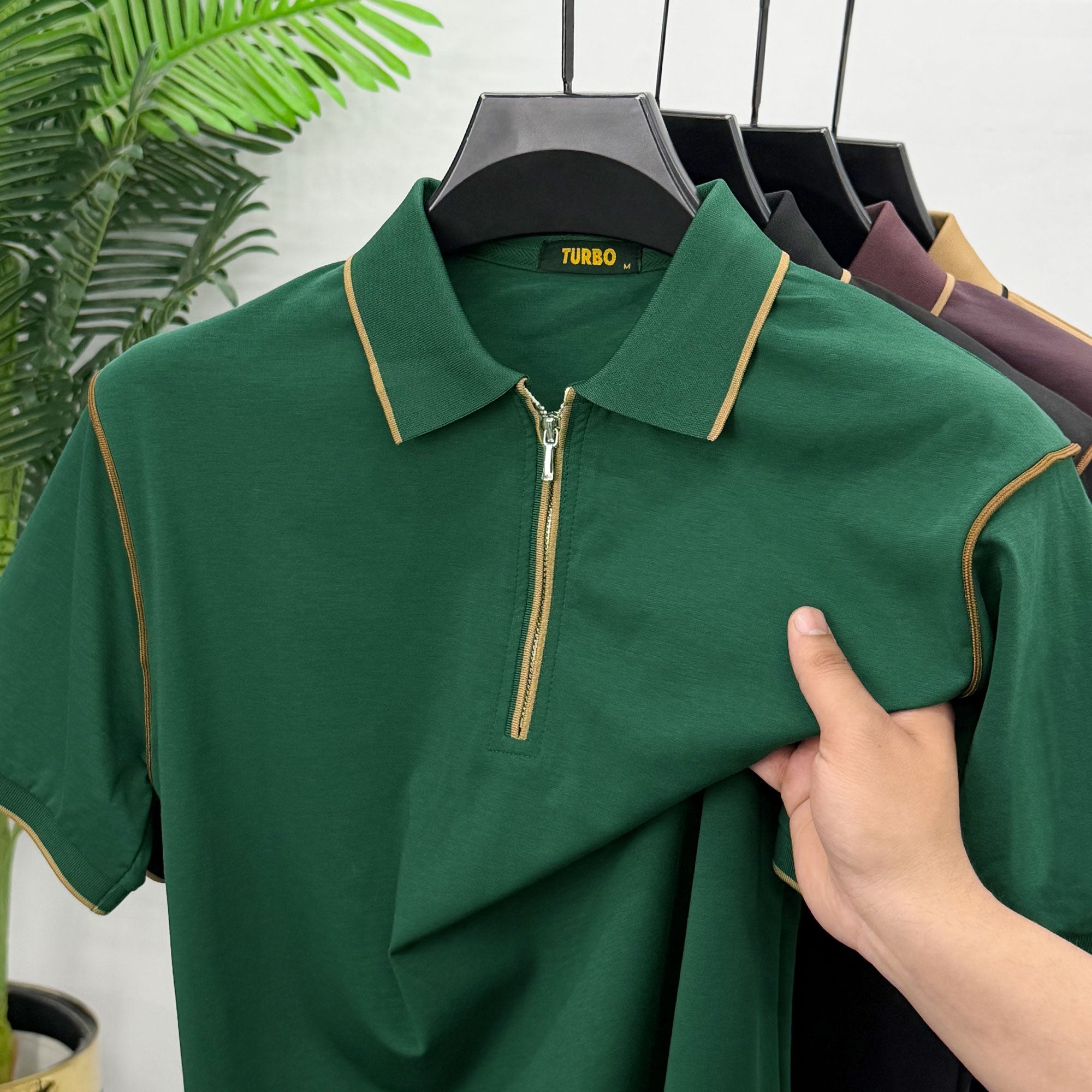 Turbo Men's Authentic Style Polo T-Shirt