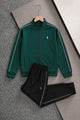 Polo R/L Double-Knit Zipper Men's Co-Ord Set In Green