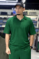 Turbo Street Comfort Collar Style Men's Tee In Dark Green