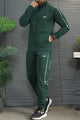 Nke Wind-Runner Zipper Men's Co-Ord Set In Green