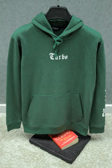 Turbo X Calfrnia Signature Typography Fleece Hoodie