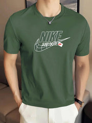 Nke Swoosh Gridline Training Round Neck T-Shirt
