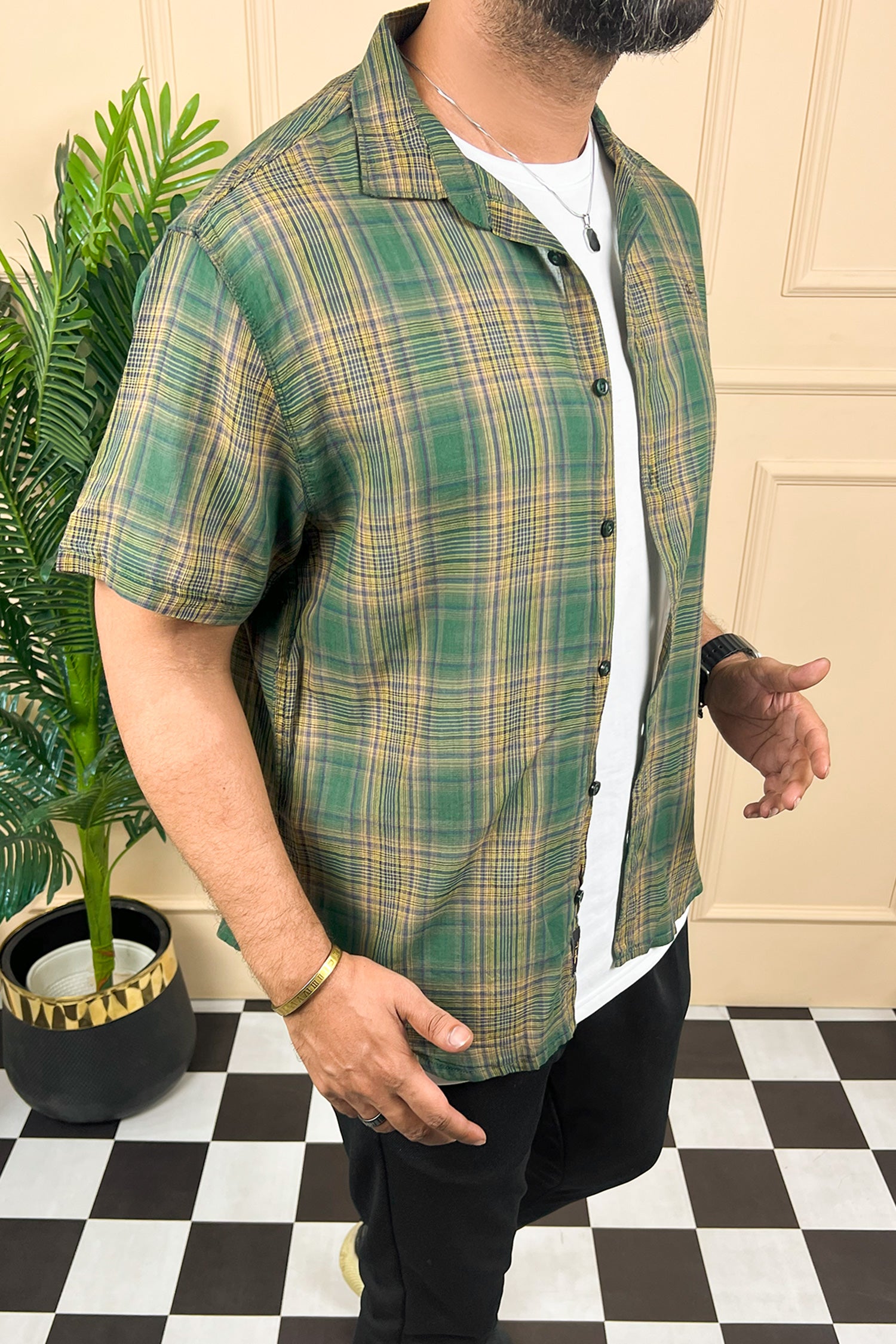 Turbo Classic Pattern Comfort Casual Shirt