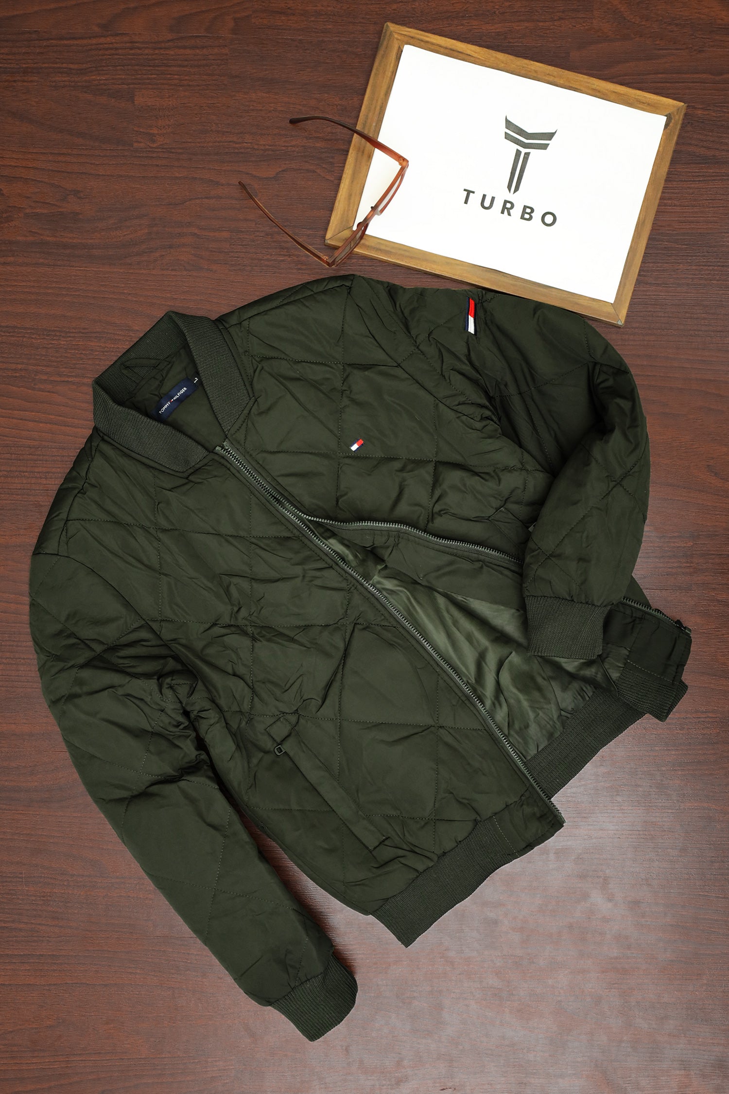 Tomy Hlfgr Bomber Recyclable Padded Imported Puffer Jacket