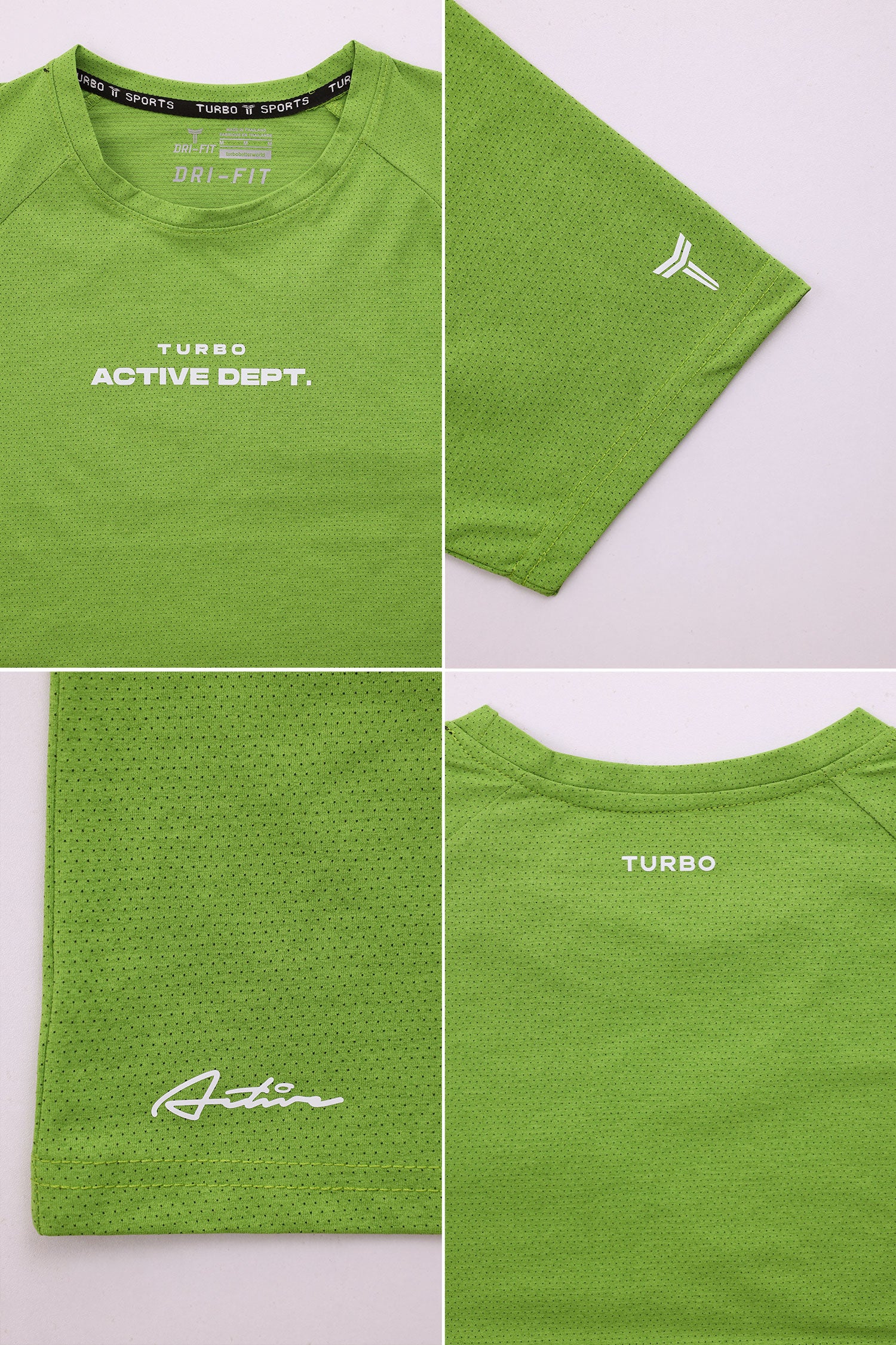 Turbo 'The Active Dept.' Performance Dry-Fit Tee