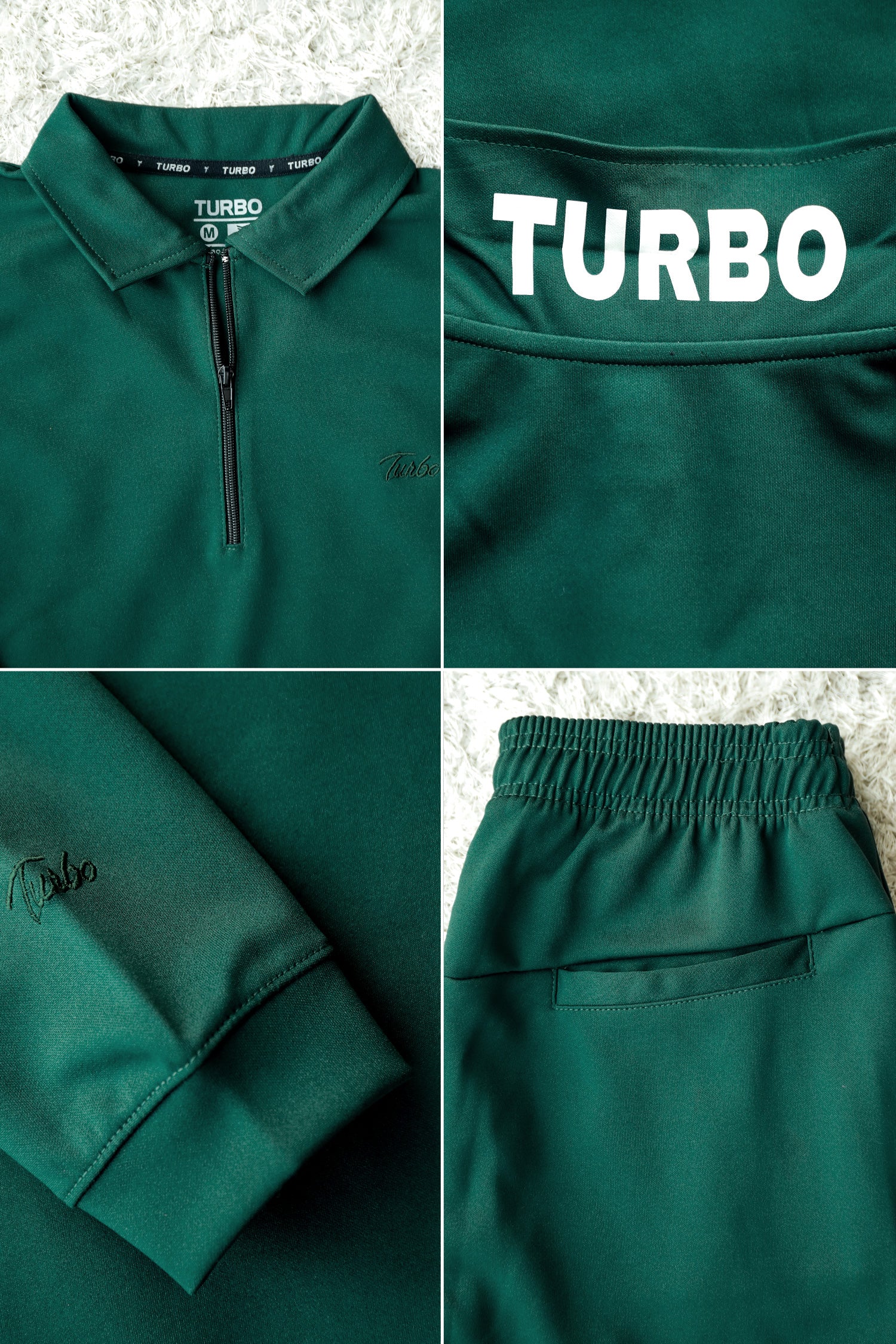 Turbo Half Zip Style Men Zipper Tracksuit