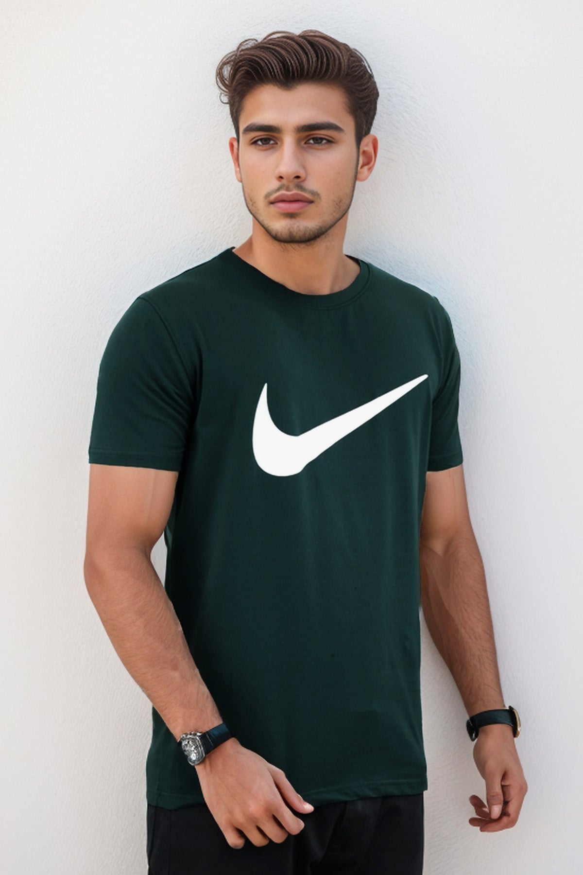 Nke Logo Premium Round Neck T-Shirt