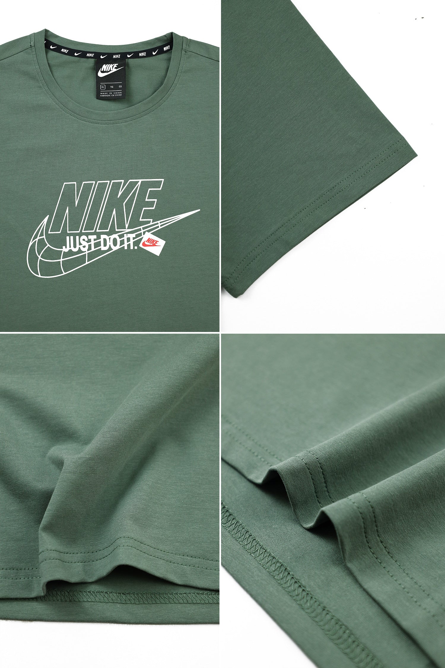 Nke Swoosh Gridline Training Round Neck T-Shirt