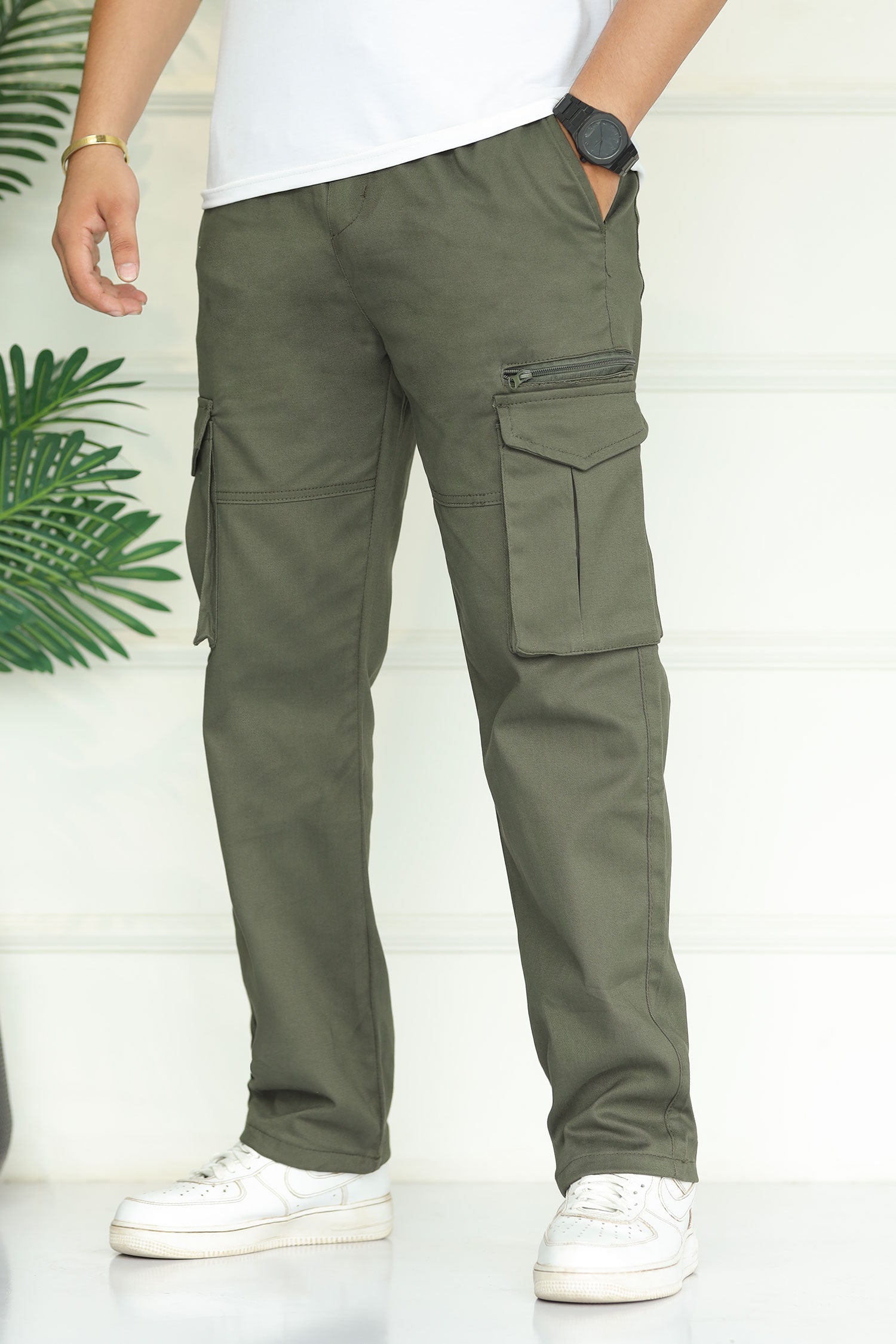Turbo 'Recon' Division Zip-Detail Loose Bottom Cargo Trouser
