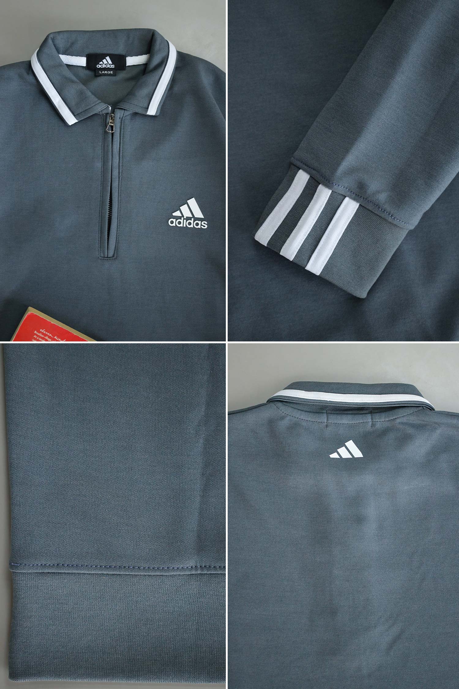 Adds Arm Rib Stripes Imported Men's Sweatshirt