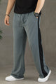 Turbo Jaxcion Striped Men's Trouser In Grey