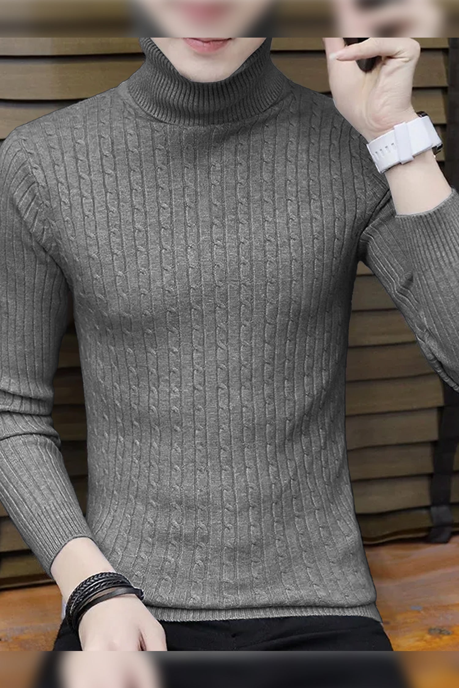 Winter Pullover Turtel High Neck