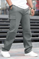 Men's Relax-Fit Knitted Cargo Trouser In Grey