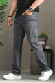 Turbo Bootcut Slim Fit Denim Jeans In Grey