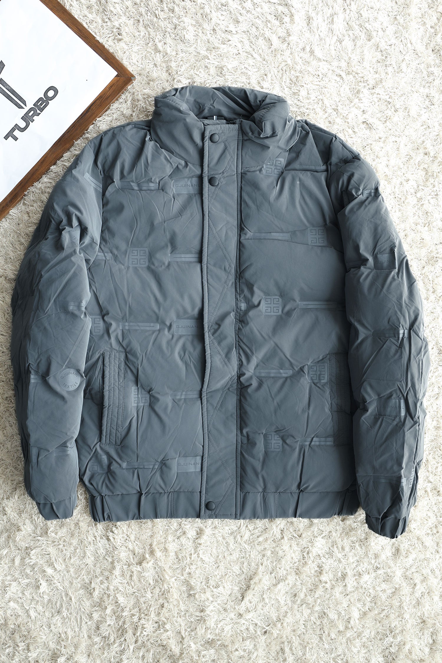 Stay Warm Textile Design Quilted Padded Imported Puffer Jacket