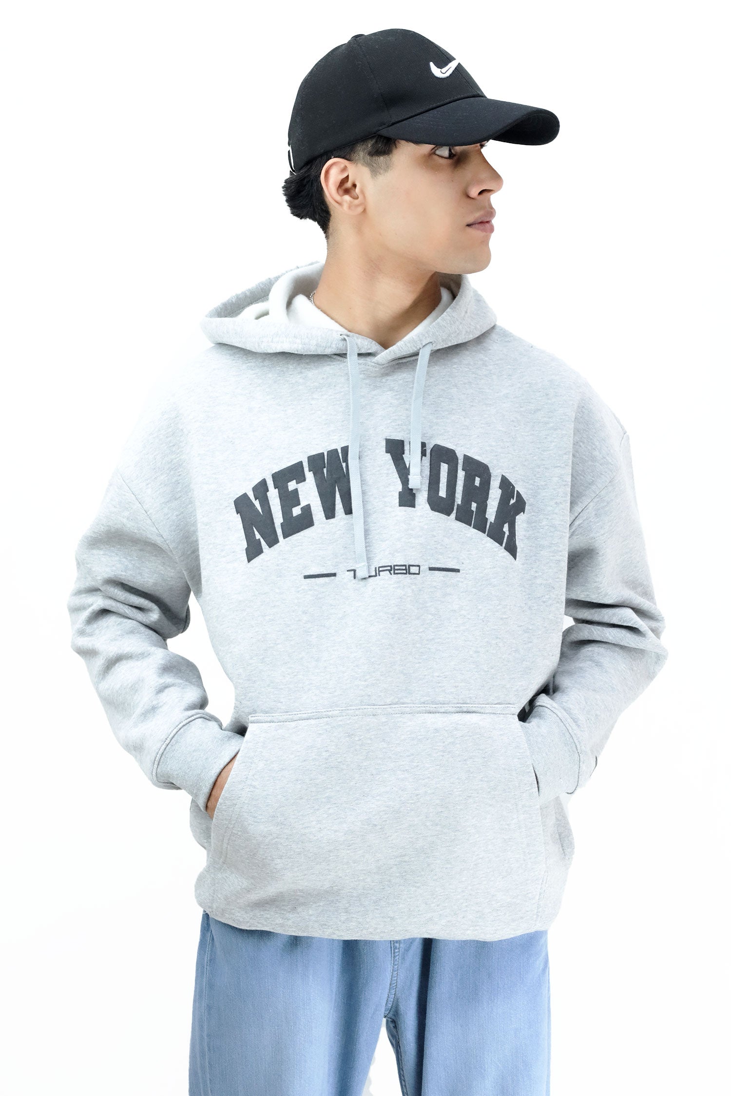 Turbo NY Aplic Print Fleece Hoodie