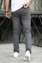 Denim ApexFlex Tailored Slim Fit Jeans In Grey